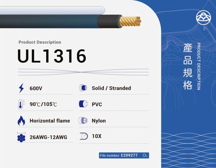 UL1316 尼龍披覆電線