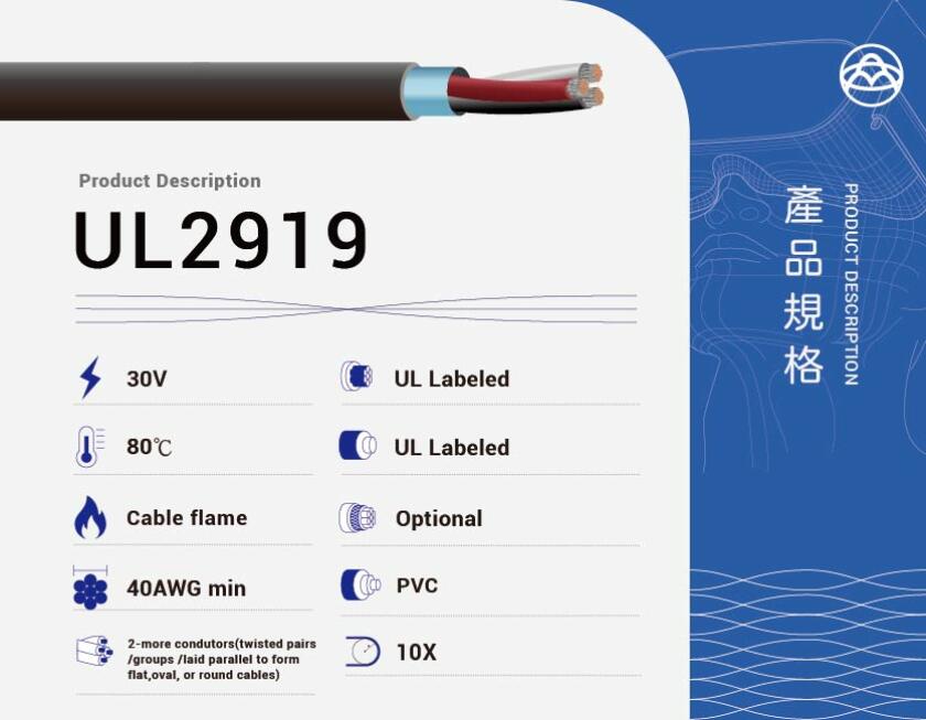 UL2919 多芯電纜線