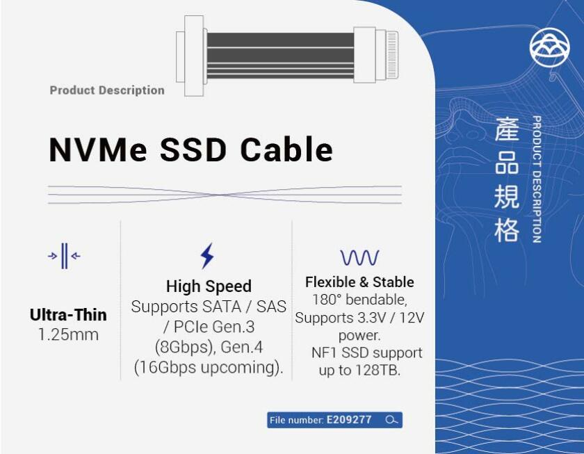 NVMe SSD 線材